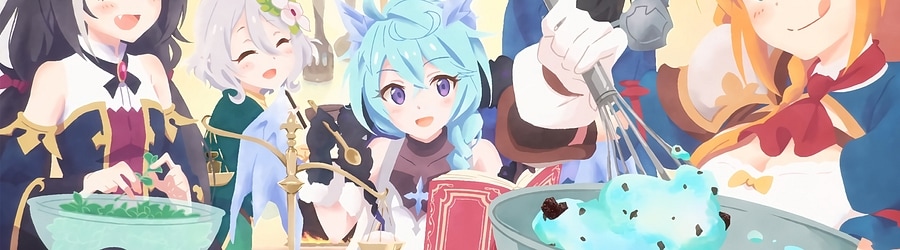 Pecorine (CV: M.A.O), Kokkoro (CV: Ito Miku), Karyl (CV: Tachibana Rika) - Yes! Precious Harmony! (Game Ver.) banner