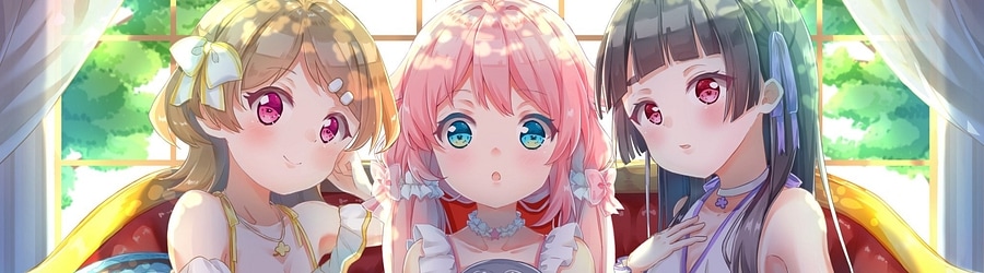 solfa feat. Shimotsuki Haruka + Chata + Katakiri Rekka - go ahead! banner