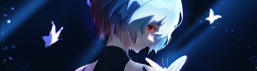 Ayanami Rei (CV: Hayashibara Megumi) - FLY ME TO THE MOON <Rei (#5) (TV Size) Remix Version> banner