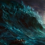 Dans la mer de son