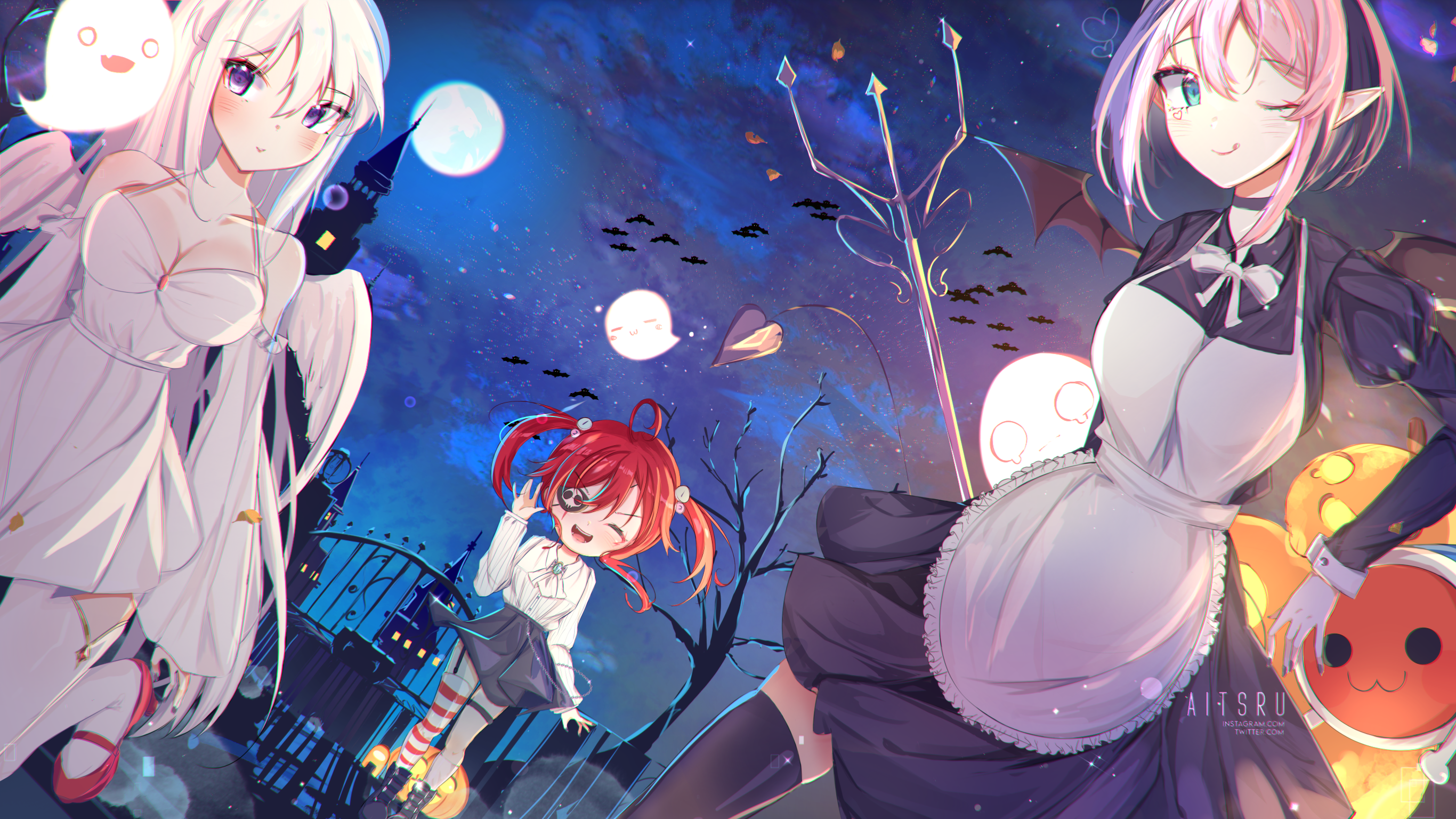 ℂontest ℙhuk ℙeach  Anime halloween, Cute halloween drawings