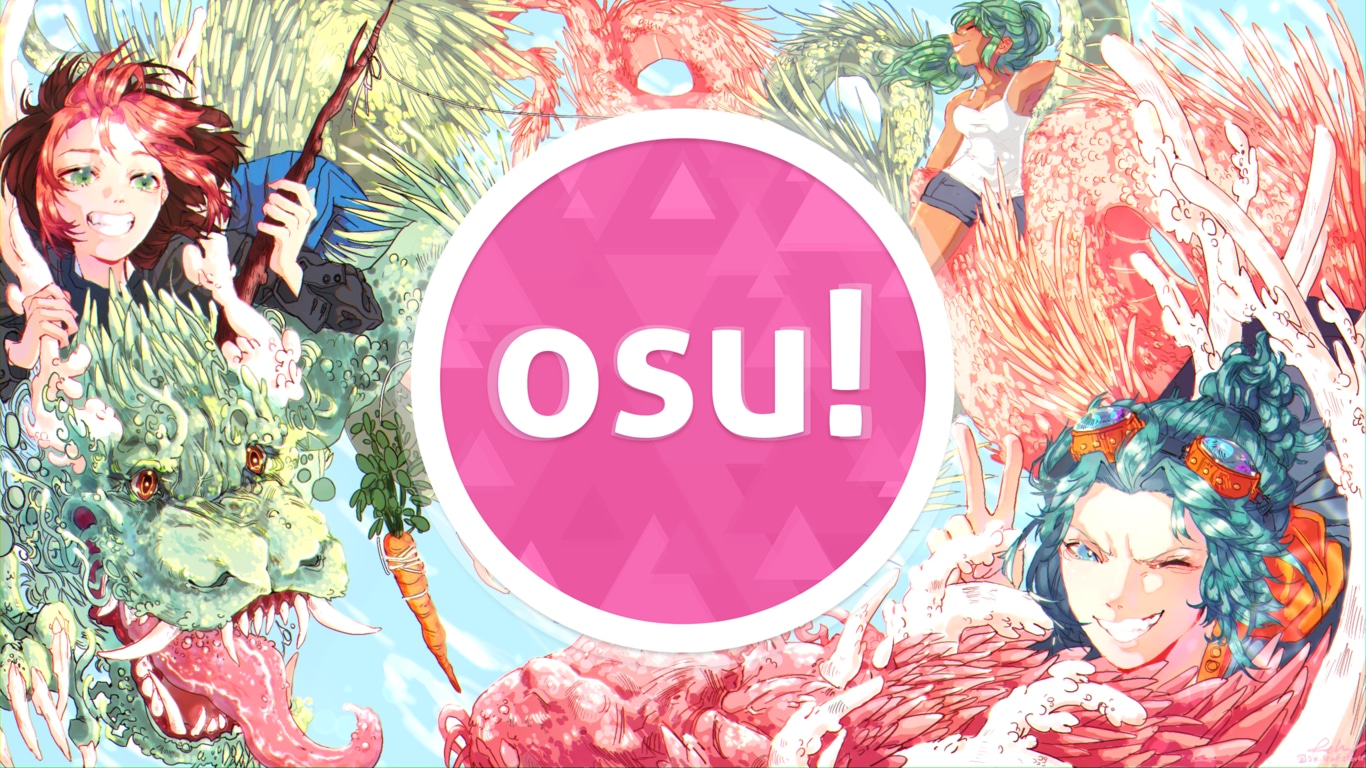 🌈 Got a bit of (lgbt) pride (month) in my osu skin :3 (just stuff from  osuskinner i pieced together) : r/osugame